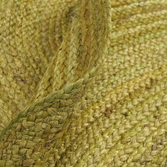 Tapijt Groen Jute 120 x 120 cm 3