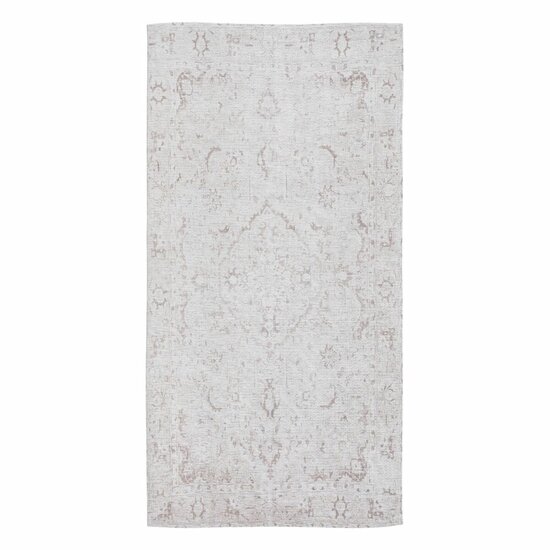 Tapijt 80 x 150 cm Polyester Katoen Taupe 1