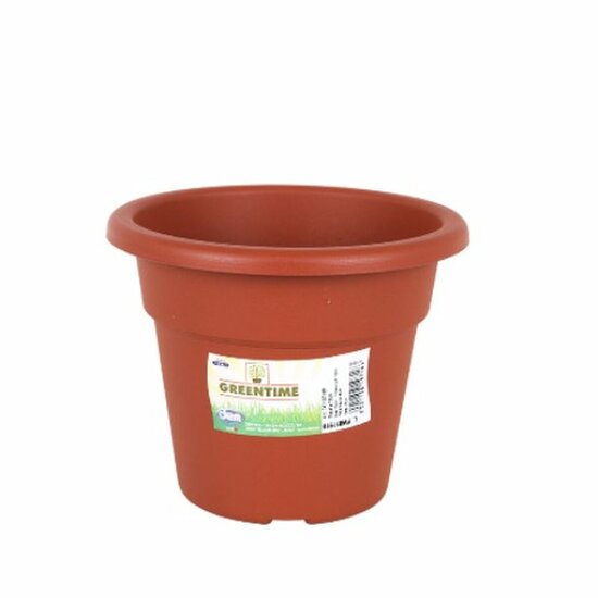 Bloempot Dem Greentime Rond Bruin &Oslash; 16 x 13 cm (12 Stuks) 2