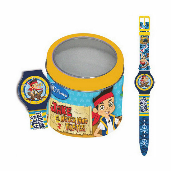 Cartoon JAKE THE PIRATE - TIN BOX (&Oslash; 33 mm) Kinder horloge 1