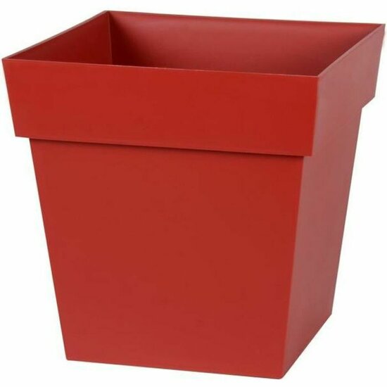 Bloempot EDA Rood Vierkant 32 x 32 x 32 cm 1