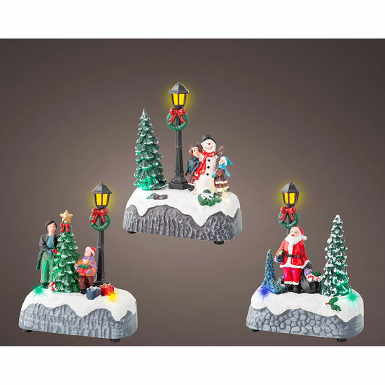 Kerstversiering Lumineo 9,5 x 5,5 x 12,5 cm Decoratieve figuren 2