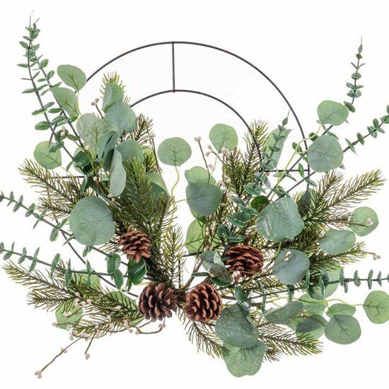 Deurhanger Kerstmis Groen Natuurlijk Metaal Plastic 51 cm 2