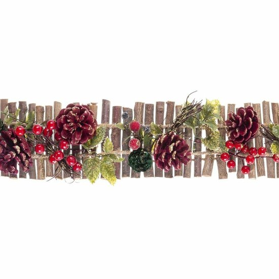 Deurhanger Kerstmis Rood Multicolour Rotan Plastic Foam Ananas 50 x 10 x 6 cm 3