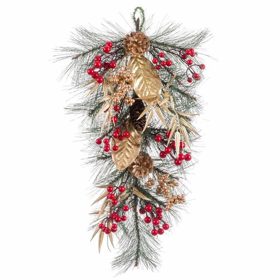 Deurhanger Kerstmis Multicolour Gouden Plastic 60 cm 1