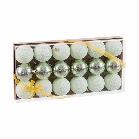 Kerstballen Groen Plastic &Oslash; 4 cm (18 Stuks) 2