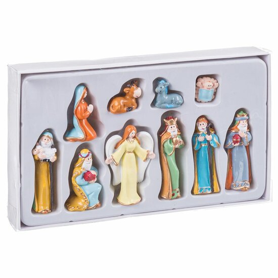 Kerststal set Multicolour Hars Geboorte/Bethlehem 20 x 12 x 3 cm 2