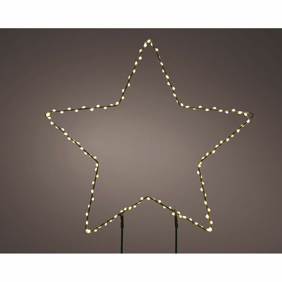 Verlichte decoratie Lumineo PVC Kerstster 38 cm Staak MicroLED 2