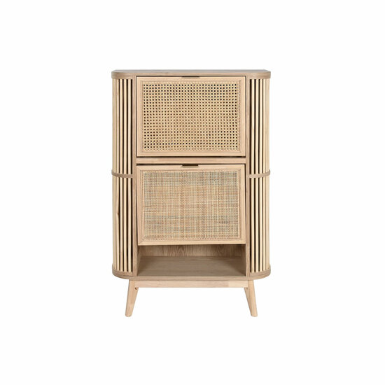 Schoenenrek Home ESPRIT Gouden Natuurlijk Rotan Sparrenhout Tropisch 70 x 29 x 115 cm 7