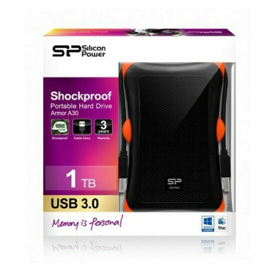 Externe Harde Schijf Silicon Power FAEDDE0200 1 TB 2.5&quot; USB 3.1 3