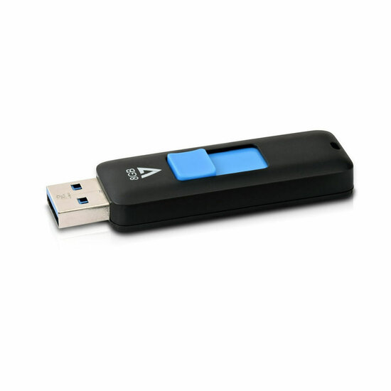 Pendrive V7 J153269 USB 3.0 Blauw Zwart 8 GB 1