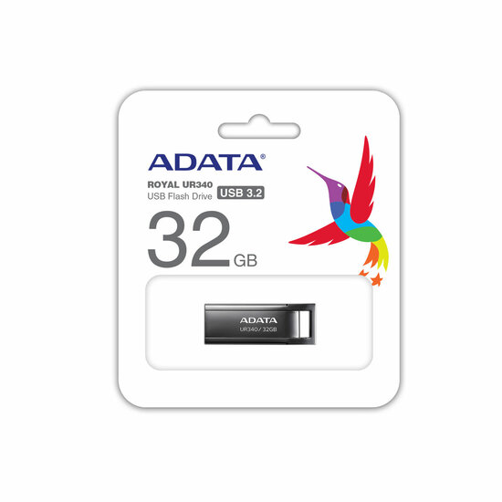 USB stick Adata UR340 Zwart 32 GB 4