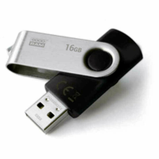 USB stick GoodRam UTS2 Zwart Zilverkleurig 16 GB 5 MB/s-20 MB/s (1 Stuks) 1