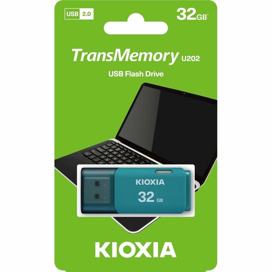 USB stick Kioxia TransMemory U202 Blauw Aquamarijn 32 GB 2