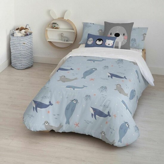 Dekbedovertrek Kids&amp;Cotton Tabor Small Blauw 155 x 220 cm 1