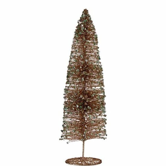 Kerstboom Pailletten champagne 10 x 40 x 10 cm (6 Stuks) 2