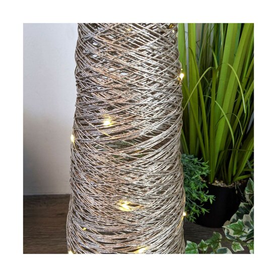 Kerstboom Gouden Warm wit &Oslash; 20 X 80 CM (3 Stuks) 3