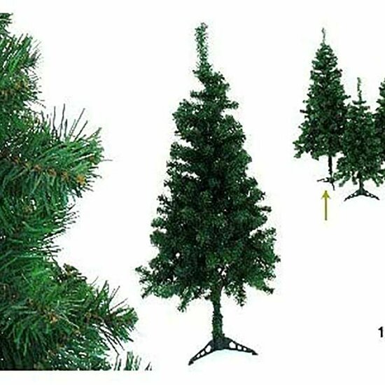 Kerstboom Groen PVC Polyethyleen 90 x 90 x 180 cm 2