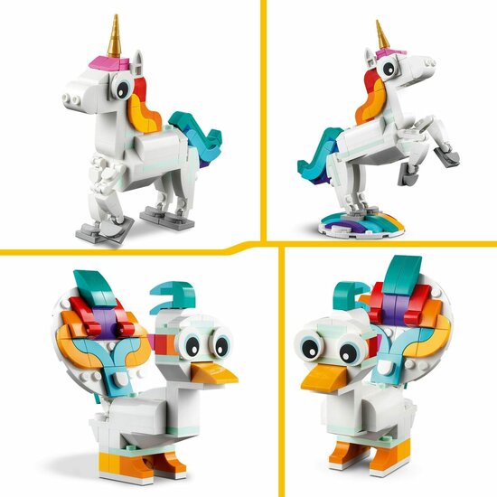 Playset Lego Creator Magic Unicorn 31140 3 in 1 145 Onderdelen 3