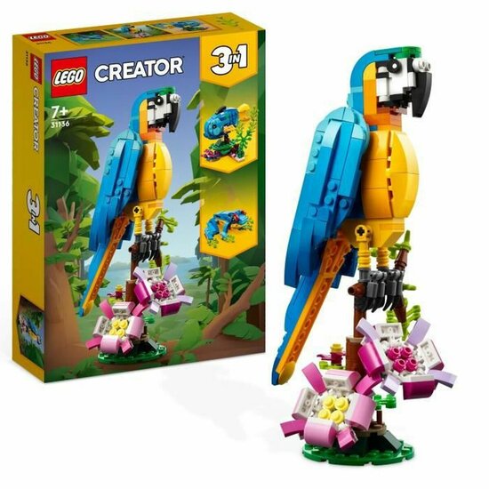 Playset Lego Creator 31136 Exotic parrot with frog and fish 3 in 1 253 Onderdelen 1