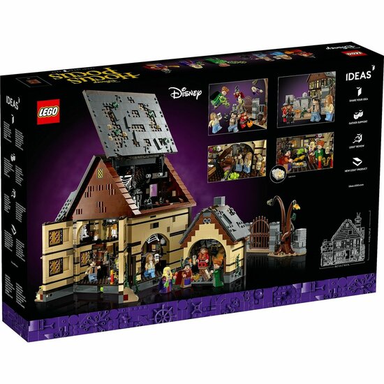 Playset Lego Disney Hocus Pocus - Sanderson Sisters&amp;apos; Cottage 21341 2316 Onderdelen 8