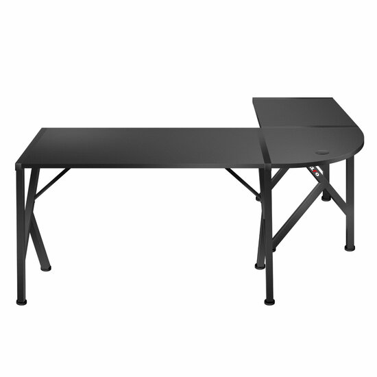 Bureau Gaming Huzaro Hero 6.3 Zwart Staal Koolstofvezel 154 x 74 x 117 cm 3