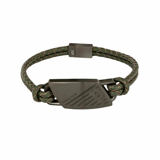 Police PJ26559BLU.03 Leer 19 cm Heren armband 1