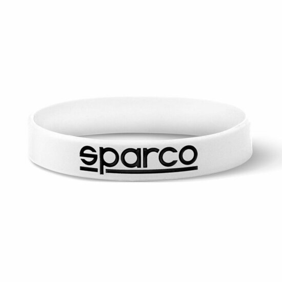 Sparco S099093BI10 Siliconen 9 cm Wit (&Eacute;&eacute;n maat) (10 Stuks) Heren armband 1