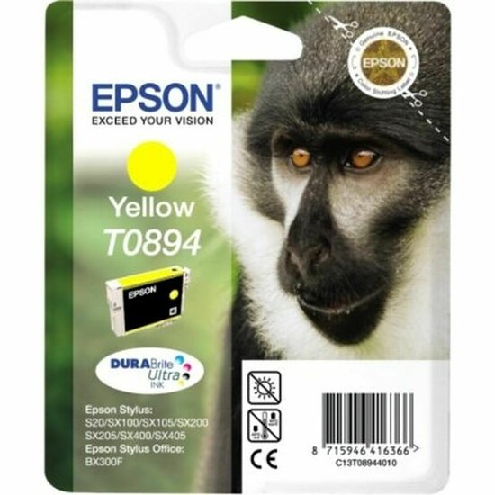 Originele inktcartridge S20/21/SX105 Epson C13T08944011 Geel 2