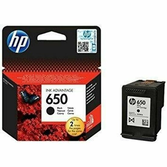 Originele inktcartridge HP 650 Zwart 1