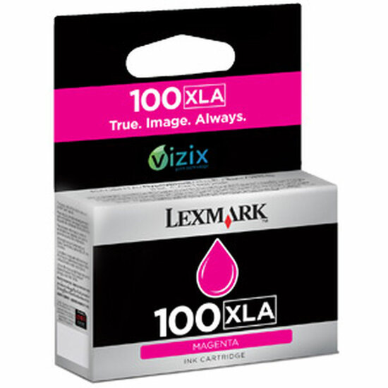 Originele inktcartridge Lexmark 100 XLA Zwart Magenta 1