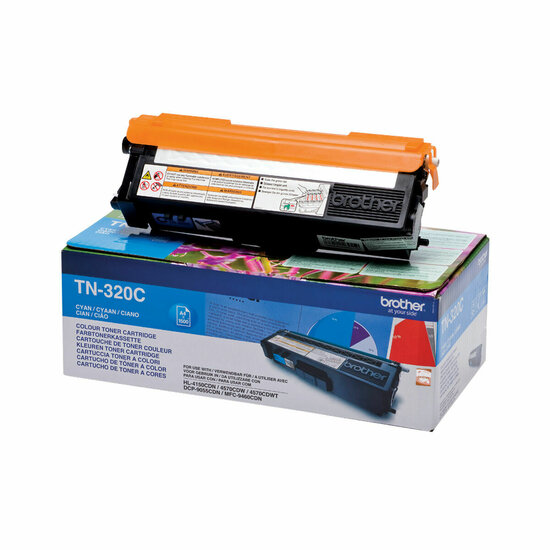 Originele Toner Brother TN-320C Blauw Cyaan 2