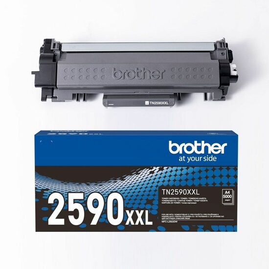 Toner Brother TN-2590XXL Zwart Grijs 3