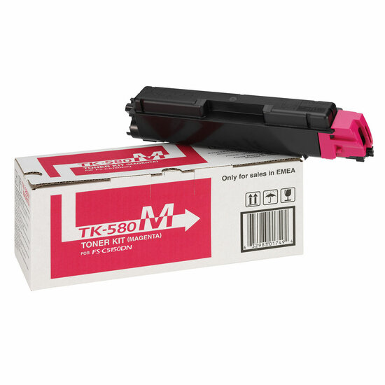 Originele Toner Kyocera TK-580M Zwart Magenta 4