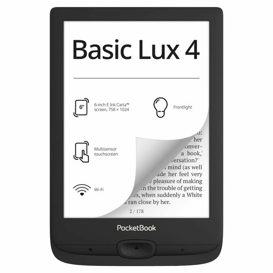 E-reader PocketBook LUX 4 8 GB RAM Zwart 1