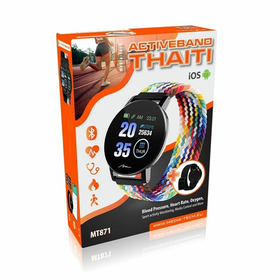 Smartwatch Media Tech MT871 Zwart 6