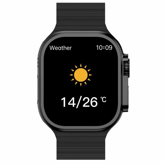 Smartwatch Media Tech MT872 Zwart Zilverkleurig 5