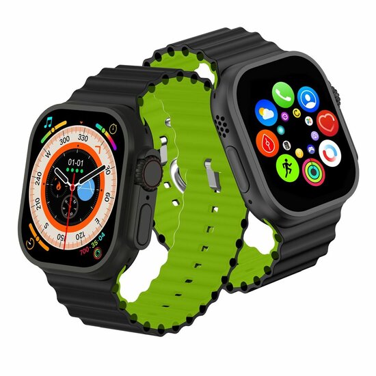 Smartwatch Media Tech MT872 Zwart Zilverkleurig 7