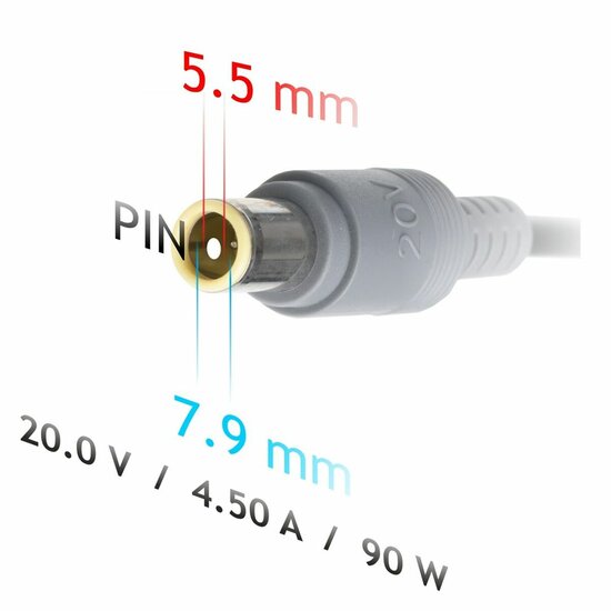 Laptop oplader Akyga AK-ND-18 90 W 6