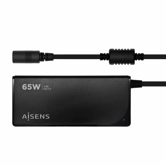 Laptop oplader Aisens ASLC-65WAUTO-BK 65 W 1