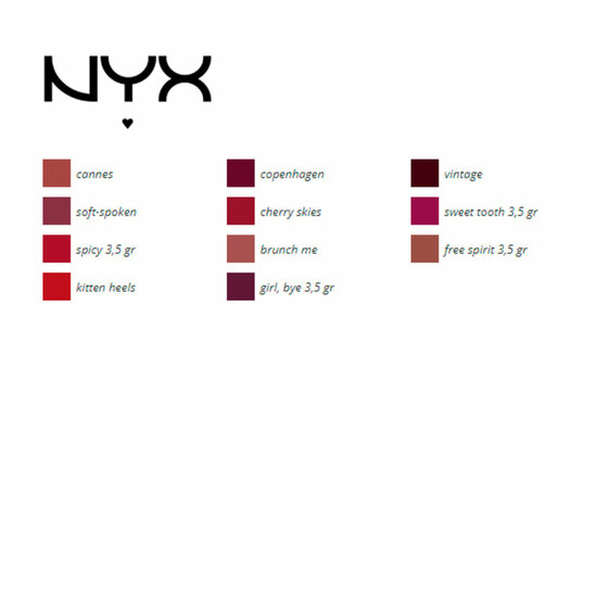 Lippenstift Suede NYX (3,5 g) 3,5 g soft-spoken 1 g 3