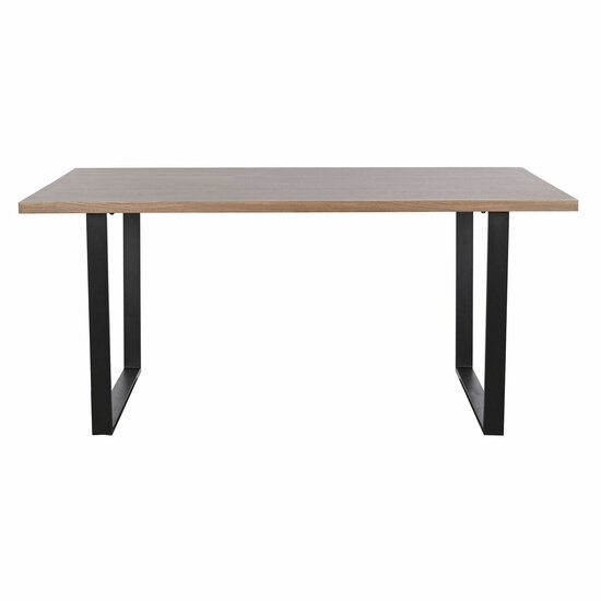 Eettafel Home ESPRIT Bruin Zwart Ijzer Hout MDF 160 x 90 x 75 cm 1