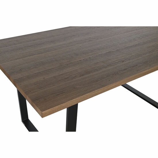 Eettafel Home ESPRIT Bruin Zwart Ijzer Hout MDF 160 x 90 x 75 cm 2