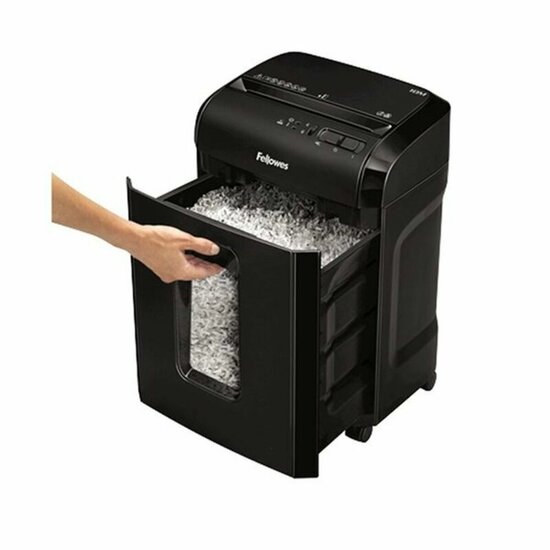 Papierversnipperaar Microsnippers Fellowes Powershred 10M 2 x 12 mm Zwart 4