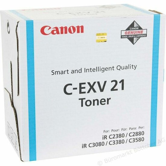 Toner Canon C-EXV 21 Cyaan 1