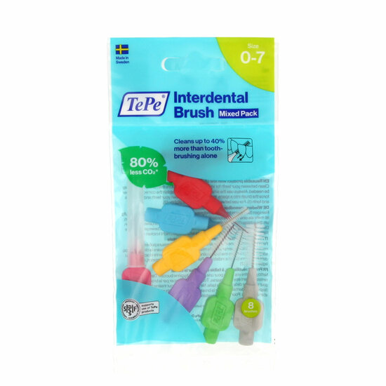 Interdentale borstels Tepe Multicolour (8 Onderdelen) 2