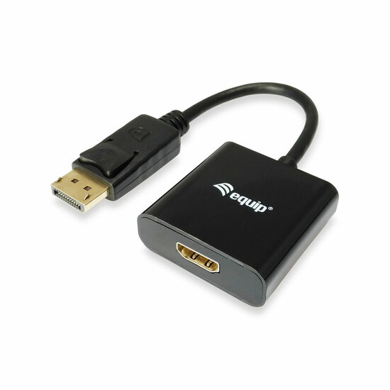 Adapter DisplayPort naar HDMI Equip 133438 Zwart 20 cm 1