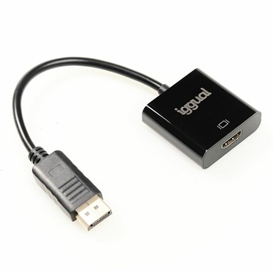 Adapter DisplayPort naar HDMI iggual IGG318041 1