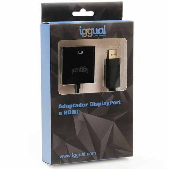 Adapter DisplayPort naar HDMI iggual IGG318041 2