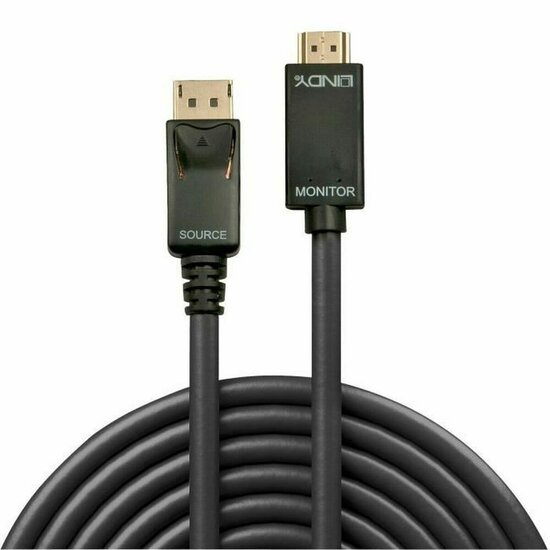 Adapter DisplayPort naar HDMI LINDY 36921 Zwart 2